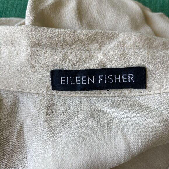 Eileen Fisher Tunic Hi-Lo Dress Flowy Minimalist Lagenlook Breezy Flowing Size M - Picture 3 of 6